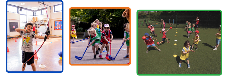 LSC sport holiday clubs, archery, hockey and dodgeball activities