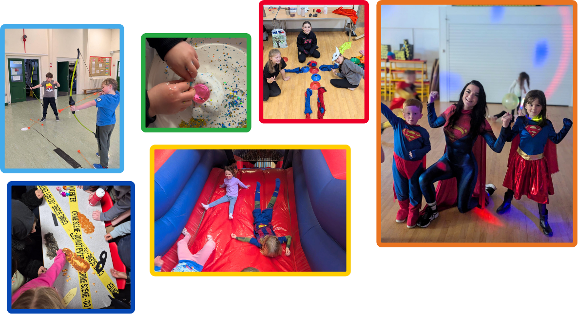 LSC photo montage from February Half-Term Holiday Club