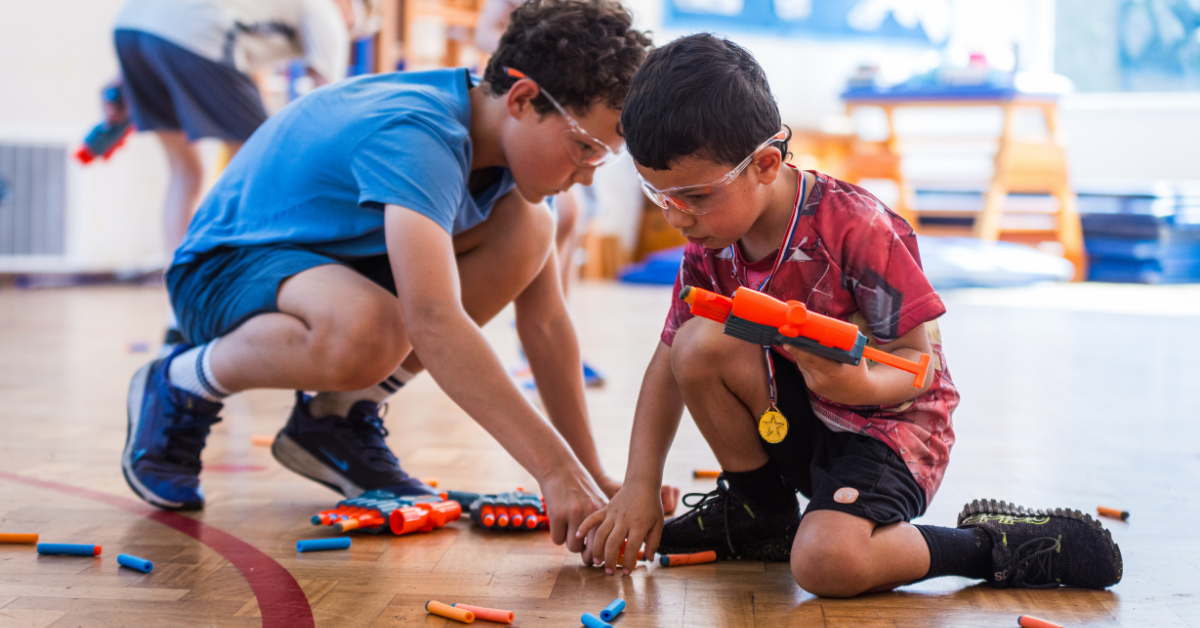 Children enjoying activities at an LSC HAF holiday club